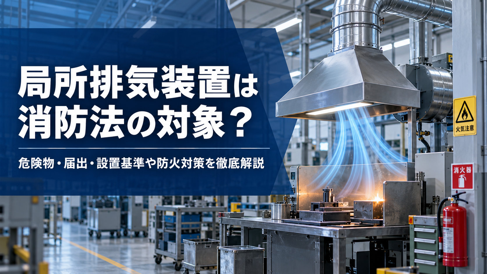 局所排気装置と消防法